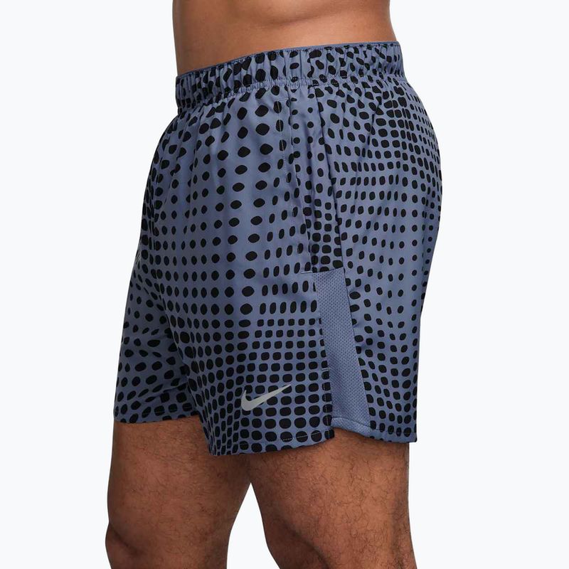 Spodenki męskie Nike Dri-Fit Challenger 5" Brief-Lined world indigo 4