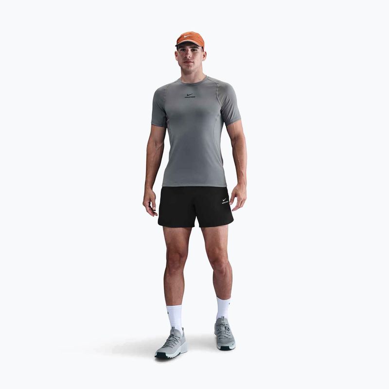 Koszulka treningowa męska Nike Pro Training Dri-Fit smoke grey/black 2