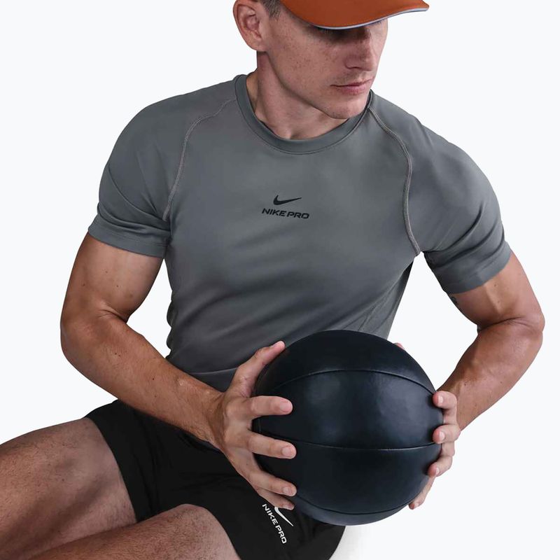 Koszulka treningowa męska Nike Pro Training Dri-Fit smoke grey/black 6