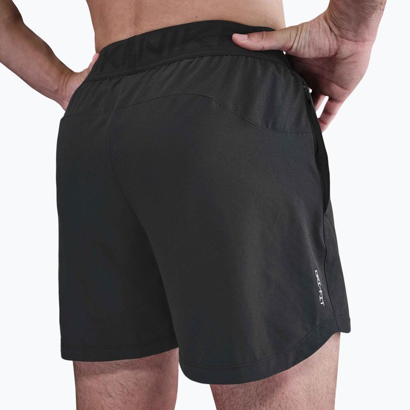 Spodenki męskie Nike Pro Training Dri-Fit 6" black/white 4