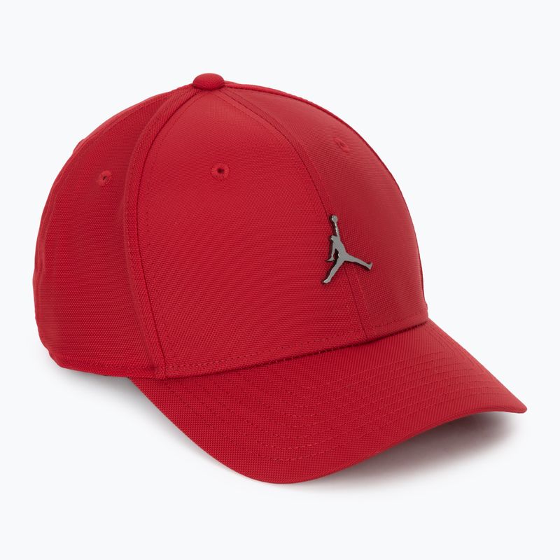 Czapka z daszkiem Jordan Rise Structured Metal Jumpman gym red/r511