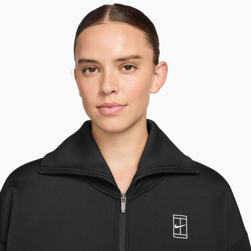 Bluza tenisowa damska Nike Advantage Dri-Fit FZ black/white 3