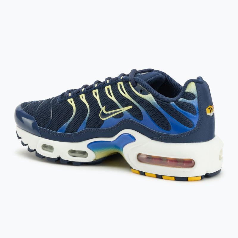 Buty dziecięce Nike Air Max Plus midnight navy/soft yellow/midnight navy 3