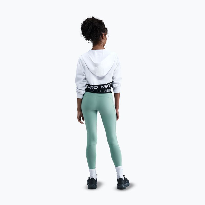 Legginsy dziecięce Nike Pro Mid-Rise cannon/black/white 3