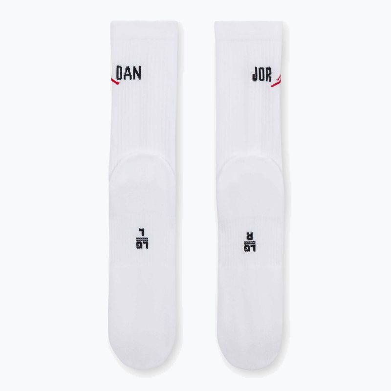 Skarpety Nike Jordan Everyday Crew 1 para white/black/university red 7