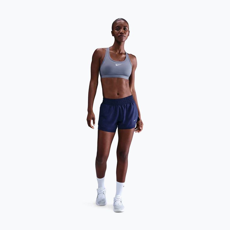 Biustonosz treningowy Nike Swoosh Medium Support world indigo/white 2
