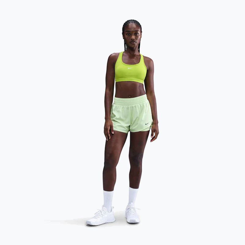 Biustonosz treningowy Nike Swoosh Light Support cyber/white 2