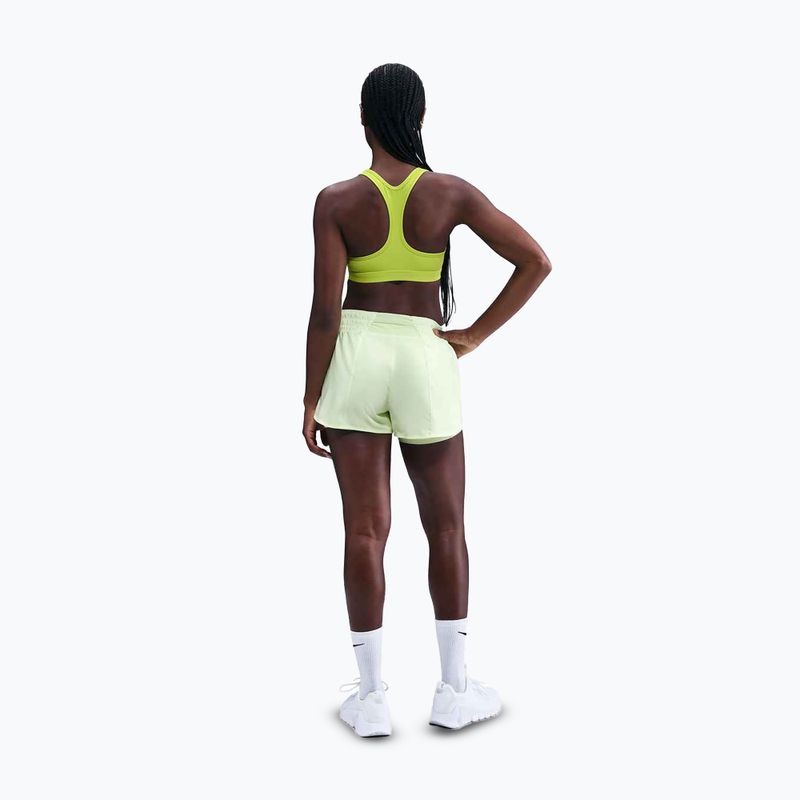Biustonosz treningowy Nike Swoosh Light Support cyber/white 3