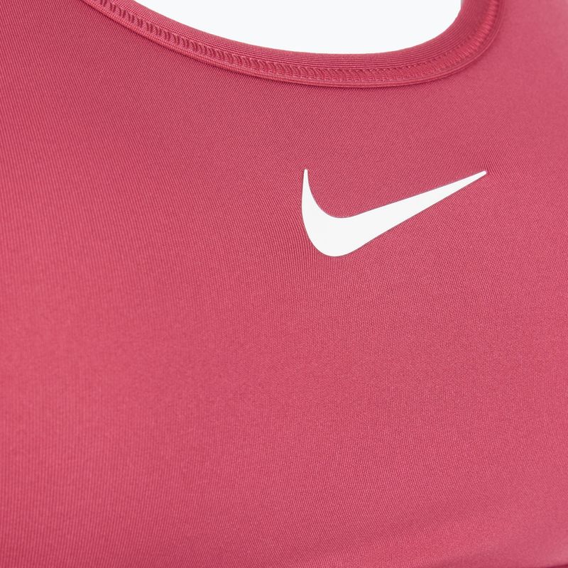 Biustonosz treningowy Nike Swoosh Medium Support sweet beet/white 8