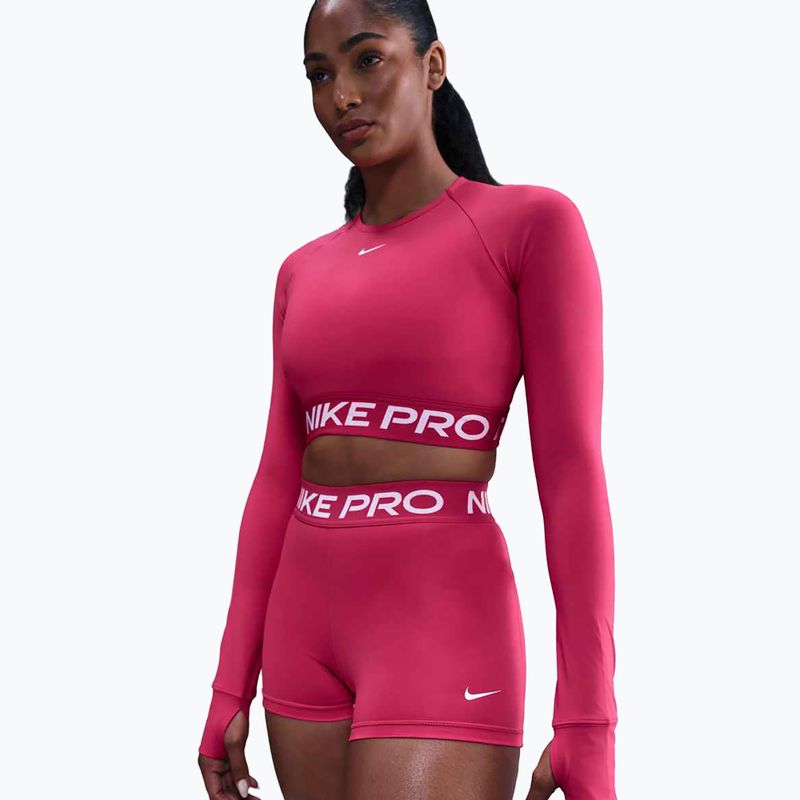 Spodenki damskie Nike Pro 365 3" rush pink/white