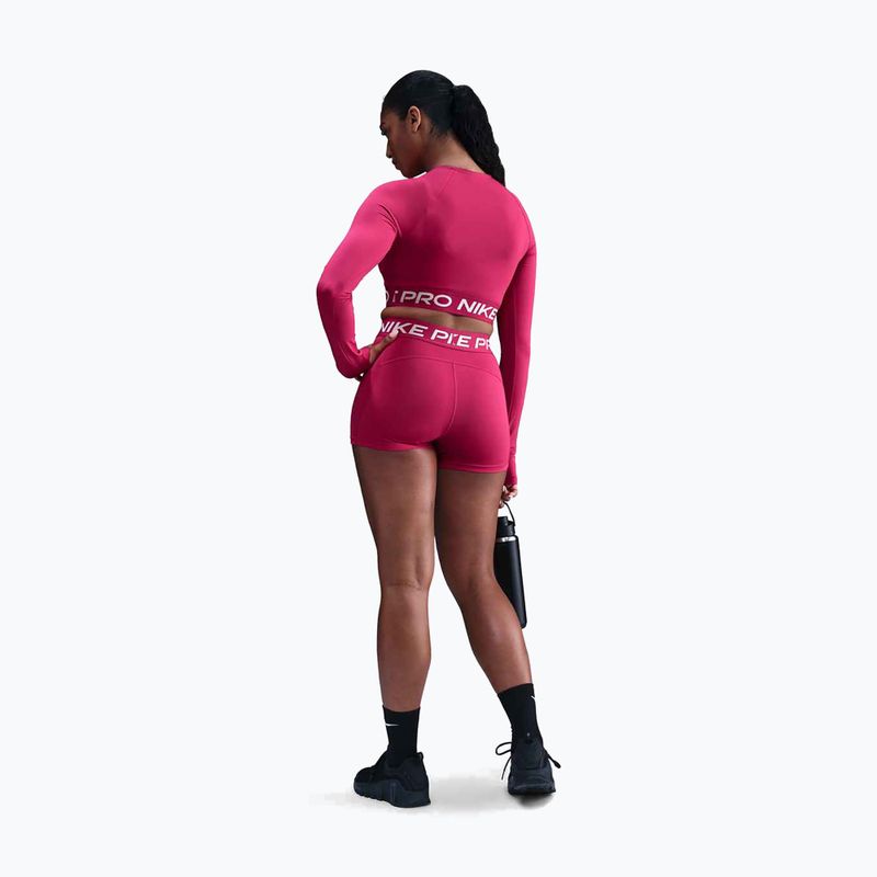 Spodenki damskie Nike Pro 365 3" rush pink/white 3