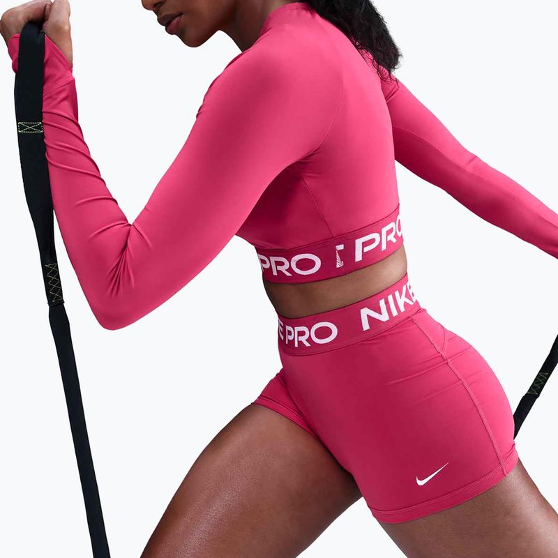 Spodenki damskie Nike Pro 365 3" rush pink/white 5