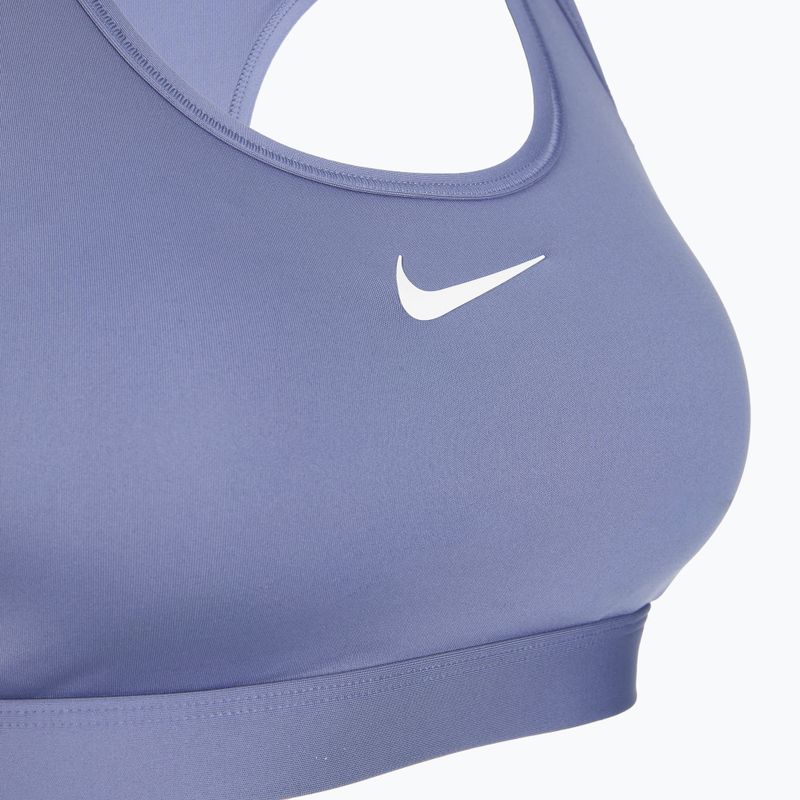 Biustonosz treningowy Nike Swoosh Medium Support world indigo/white 8