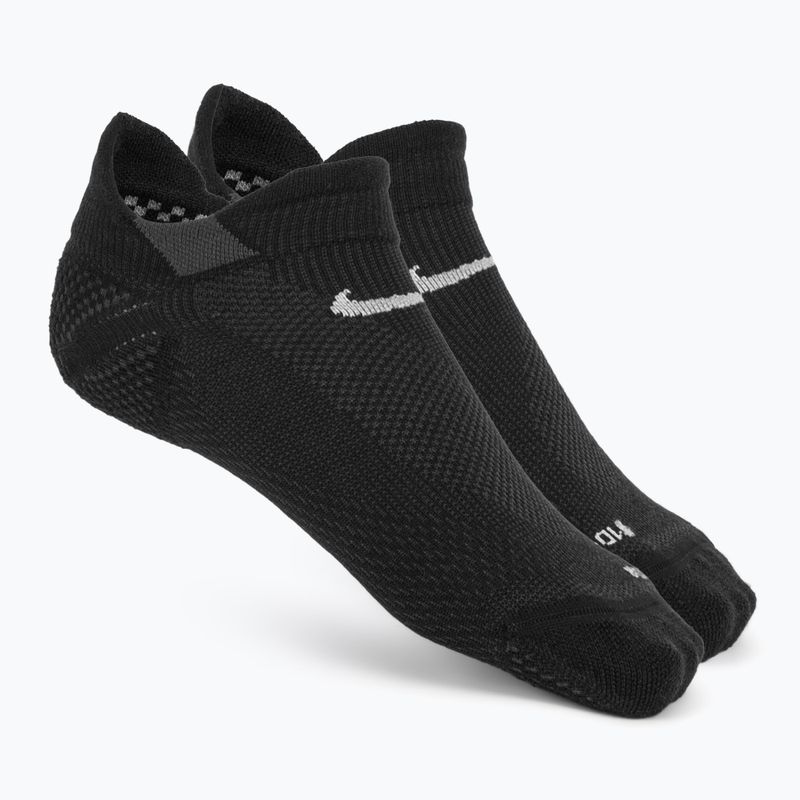 Skarpety Nike Running No-Show Wool black/dark smoke grey/light smoke grey
