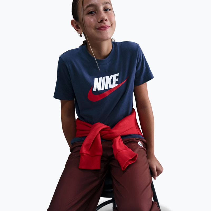 Koszulka dziecięca Nike Sportswear midnight navy/white 4