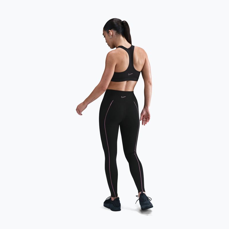 Biustonosz treningowy Nike Swoosh Medium Support black 3