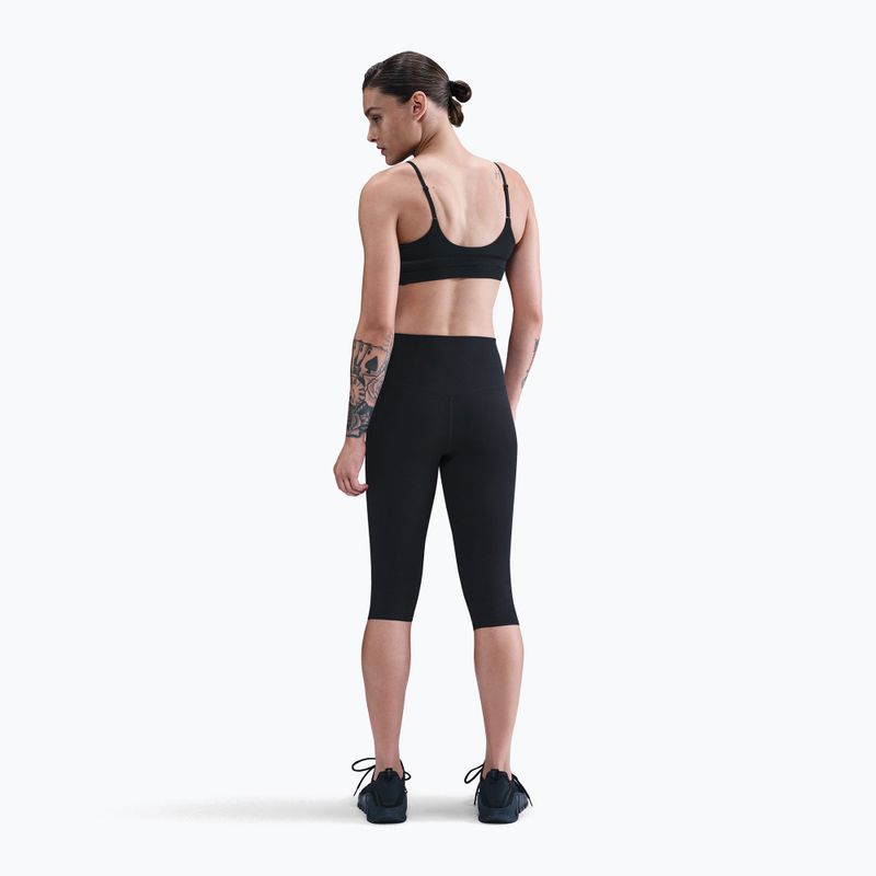 Biustonosz treningowy Nike One Light-Support black/white 3