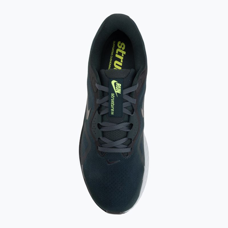 Buty do biegania męskie Nike Structure 26 Wide seaweed/volt/pure platin 5