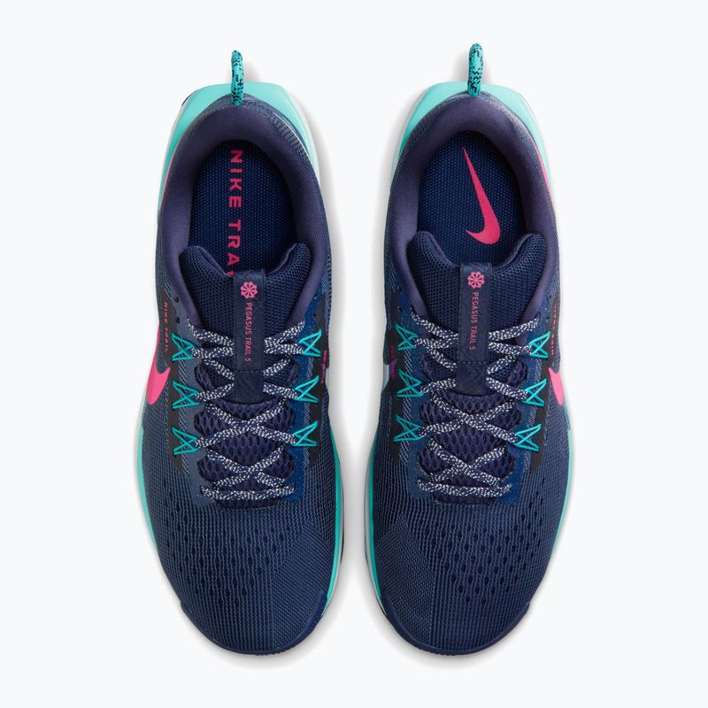 Buty do biegania męskie Nike Pegasus Trail 5 midnight navy/dusty cactus/hyper pink 8