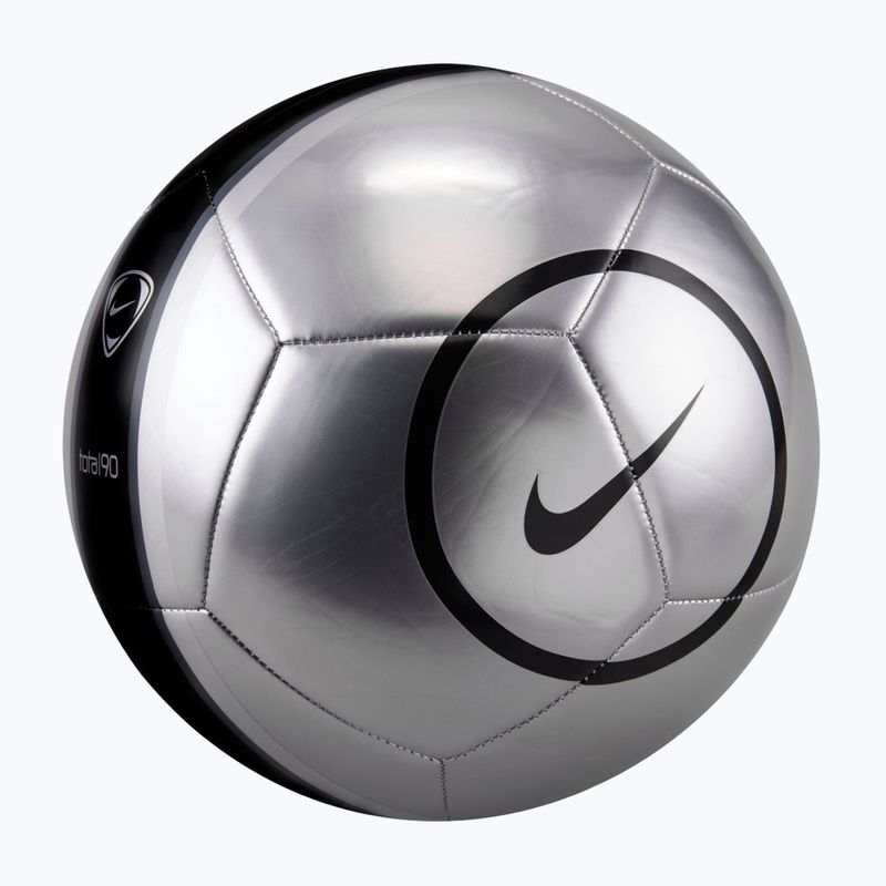Piłka do piłki nożnej Nike Academy T90 Metallic '26 metallic silver/black/black rozmiar 4 2