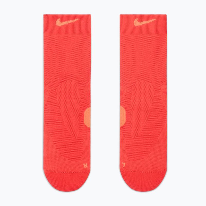 Skarpety Nike Running Midweight Micro Crew light crimson/turf orange/turf orange 2