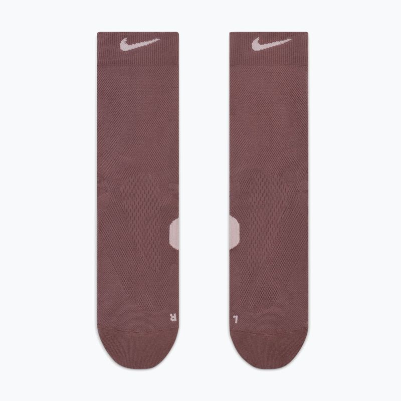 Skarpety Nike Running Midweight Crew tattoo/particle rose/particle rose 2