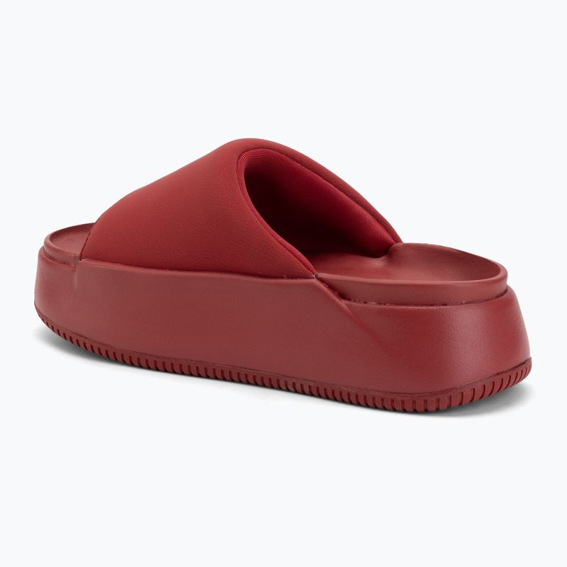Klapki damskie Nike Calm Elevation team crimson/peony 3