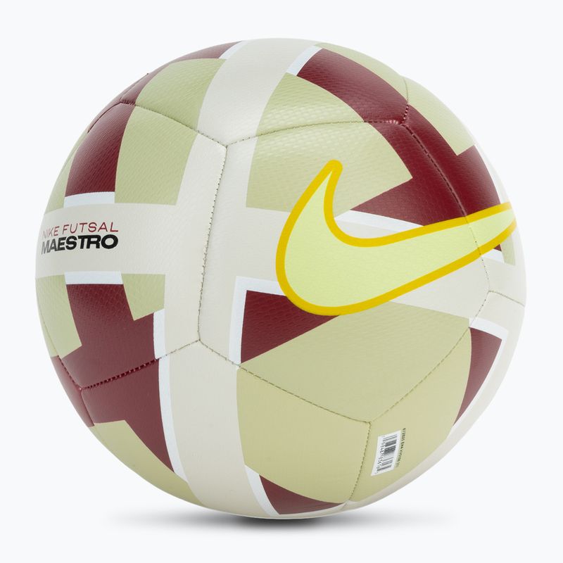 Piłka do piłki nożnej Nike Maestro olive aura/team red/chalk/light liquid lime rozmiar 4 2