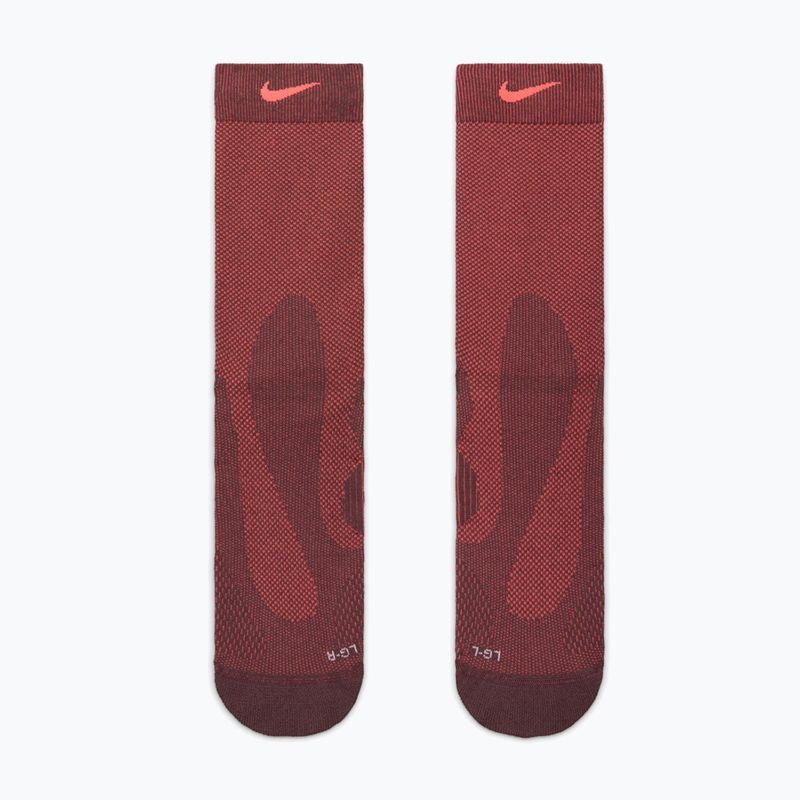 Skarpety Nike Running Lightweight Crew tattoo/hot lava/pure platinum/hot lava 2