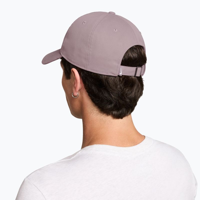 Czapka z daszkiem Nike Club Unstructured Swoosh light violet ore/particle rose 6