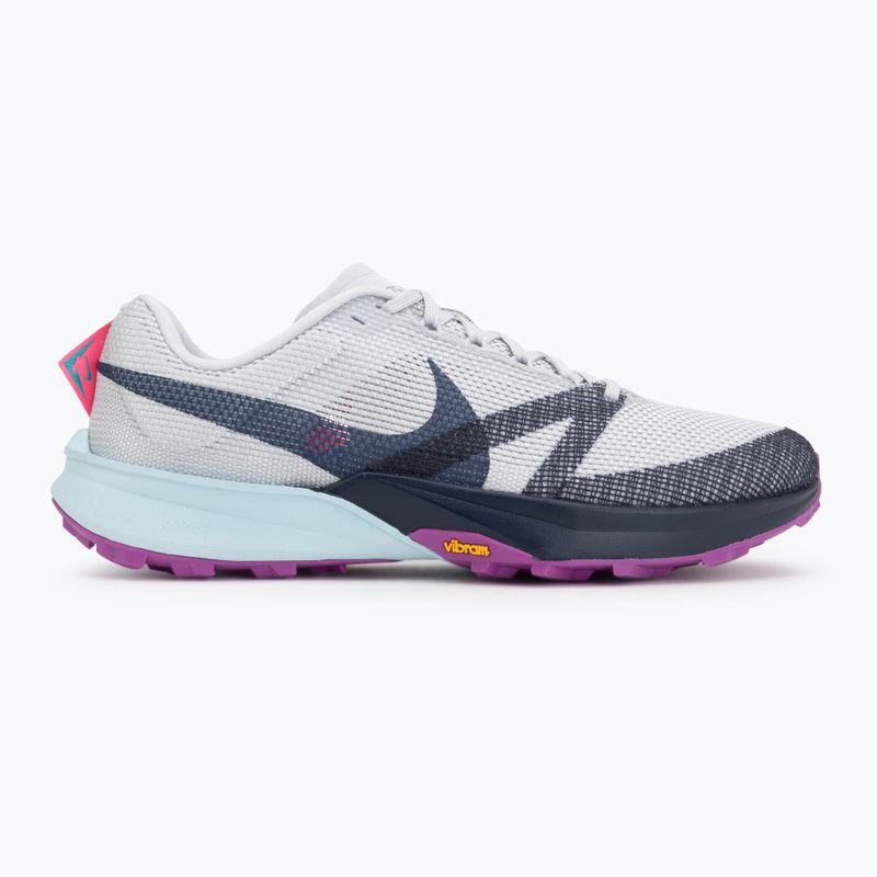 Buty do biegania męskie Nike Kiger 10 metallic platinum/sapphire/midnight navy 2
