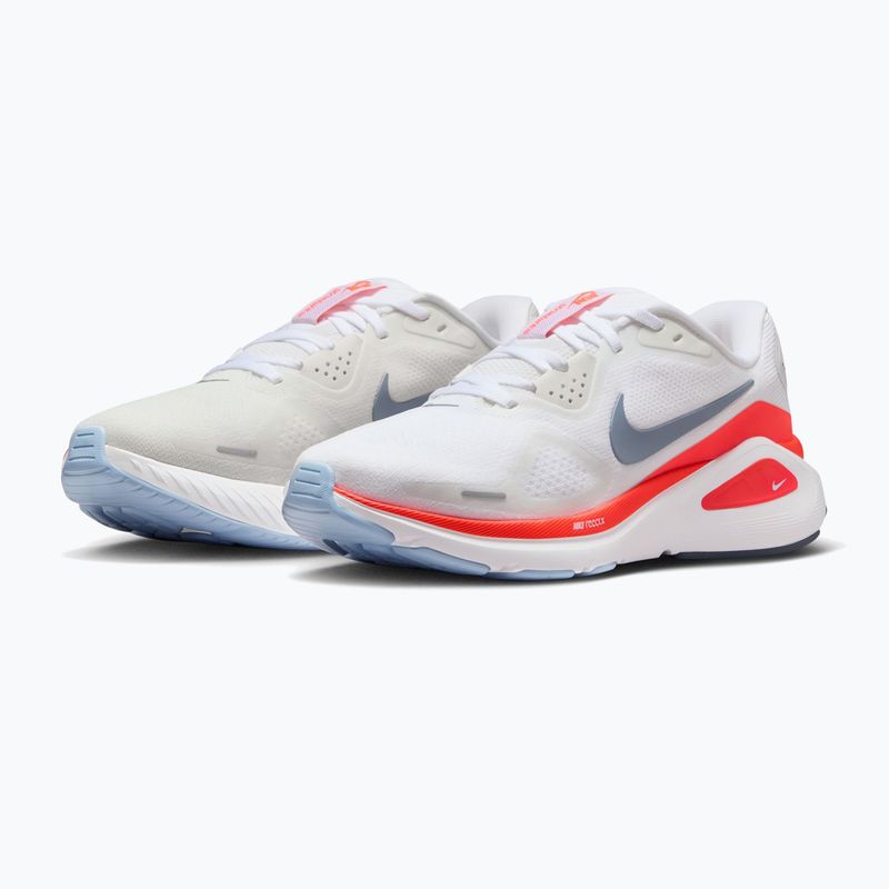 Buty do biegania damskie Nike Structure 26 white/hot lava/hydrogen blue/ashen slate 10