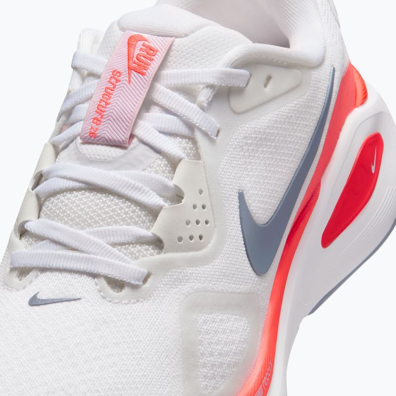 Buty do biegania damskie Nike Structure 26 white/hot lava/hydrogen blue/ashen slate 12