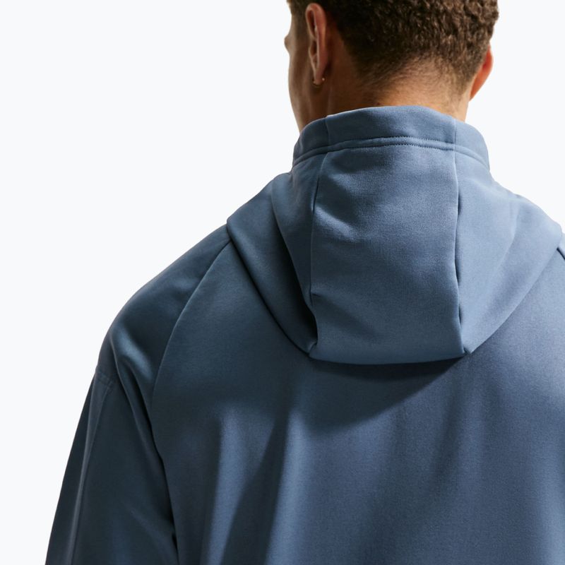 Bluza treningowa męska Nike Therma Fit Full-Zip diffused blue/diffused blue/black 4