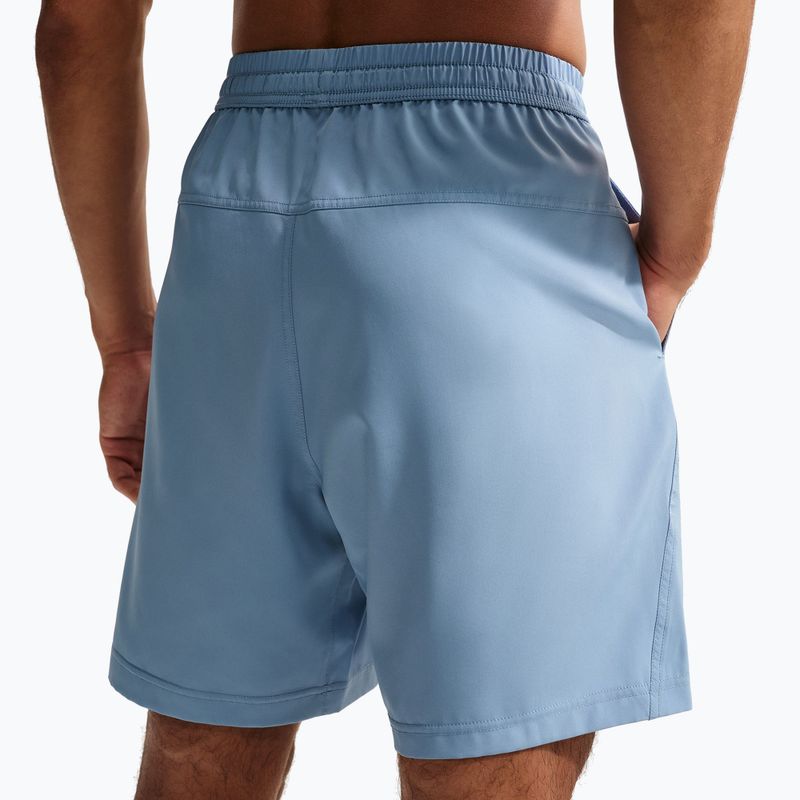 Spodenki do biegania męskie Nike Form Dri-FIT 7" Unlined Versatile work blue/black 4