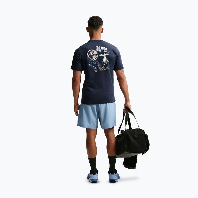 Spodenki do biegania męskie Nike Form Dri-FIT 7" Unlined Versatile work blue/black 5