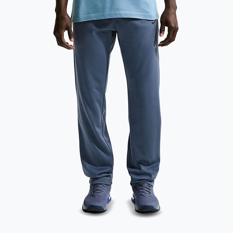Spodnie treningowe męskie Nike Therma-FIT Open Hem diffused blue/diffused blue/black
