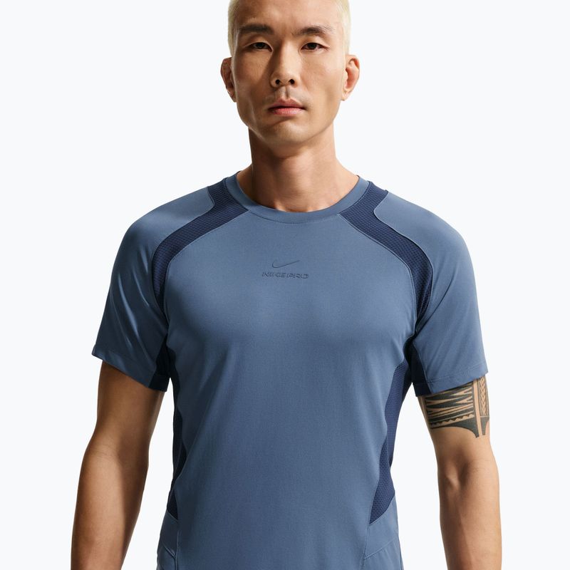 Koszulka treningowa męska Nike Pro Training Dri-Fit diffused blue/diffused blue 4