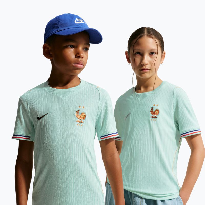 Koszulka piłkarska dziecięca Nike FFF 2026/27 Match Away igloo/monarch/monarch 4