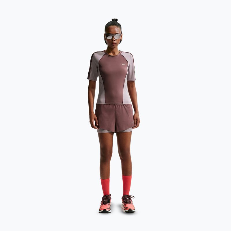 Koszulka do biegania damska Nike Swift Dri-Fit tattoo/light violet ore 2