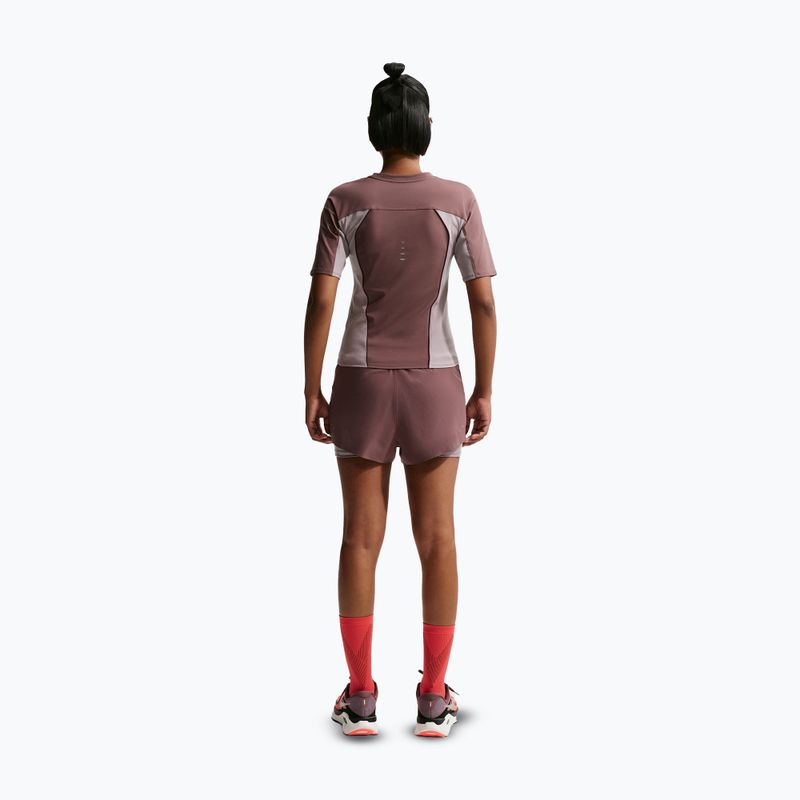 Koszulka do biegania damska Nike Swift Dri-Fit tattoo/light violet ore 3