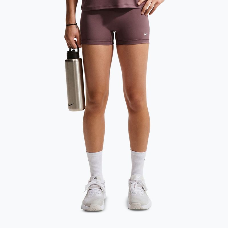 Spodenki damskie Nike Pro Mid-Rise Biker 3" tattoo/white