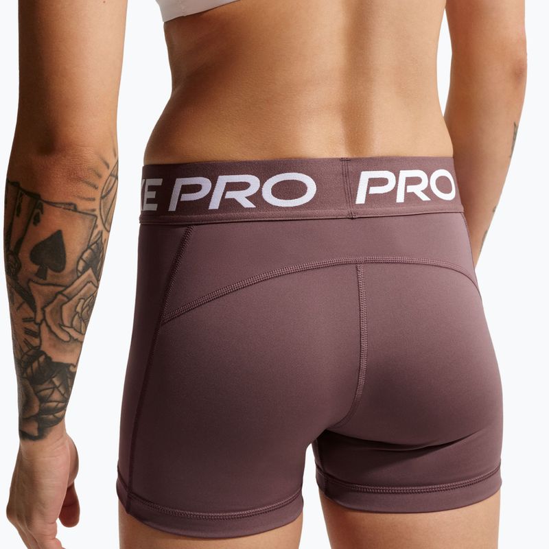 Spodenki damskie Nike Pro Mid-Rise Biker 3" tattoo/white 5