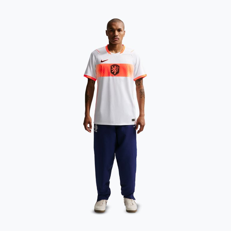 Koszulka piłkarska męska Nike Netherlands 2026 Stadium Away white/hyper crimson/black 2