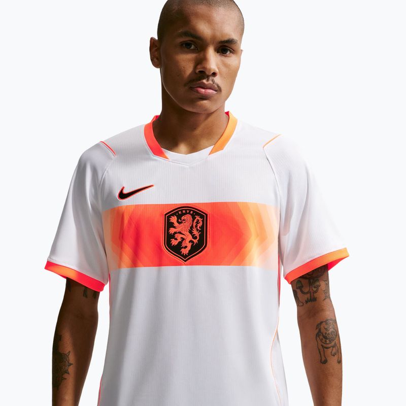 Koszulka piłkarska męska Nike Netherlands 2026 Stadium Away white/hyper crimson/black 4