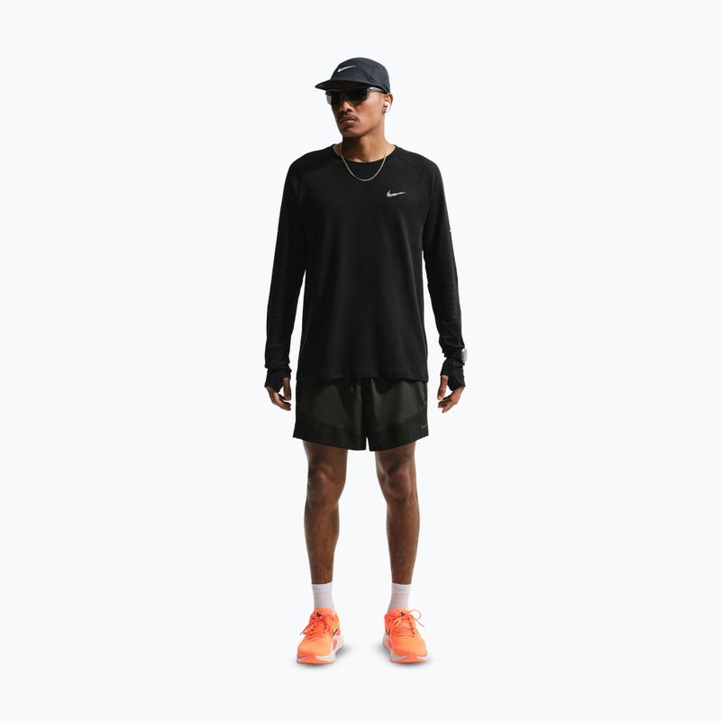 Spodenki do biegania męskie Nike Stride Dri-Fit Brief-Lined 5" off noir/black/black 2