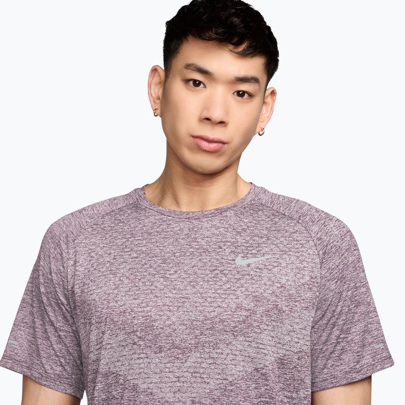 Koszulka do biegania męska Nike Stride ADV light violet ore 3