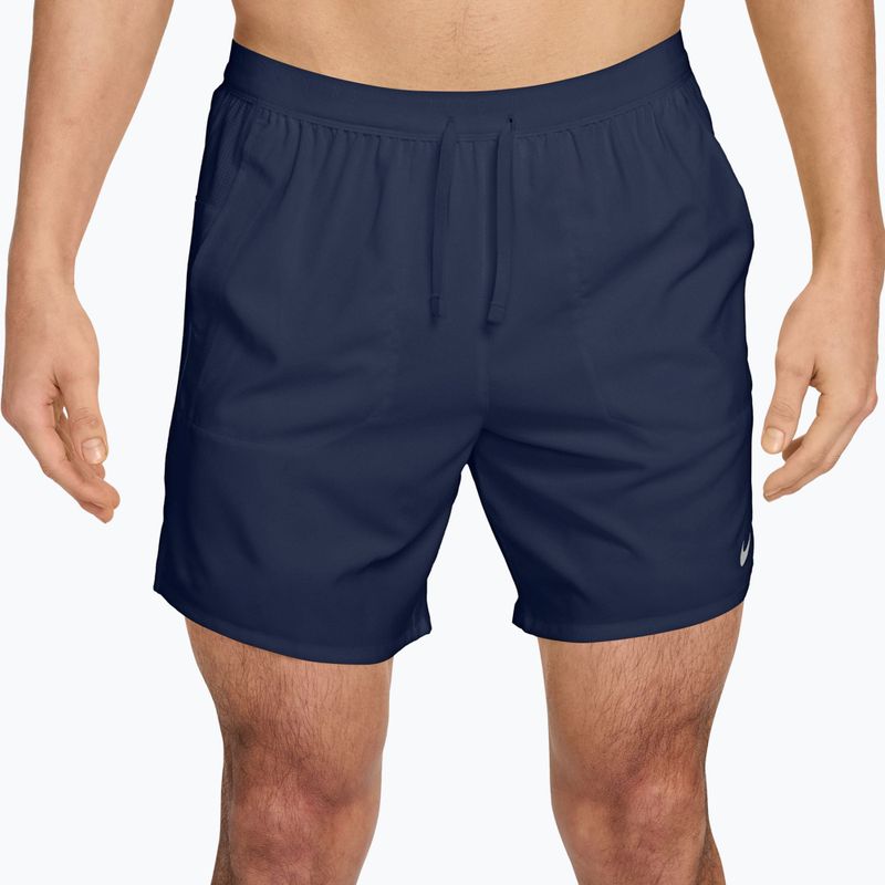 Spodenki do biegania męskie Nike Stride Dri-Fit 2in1 7" midnight navy