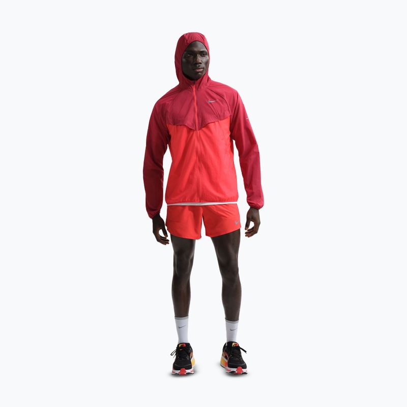 Kurtka do biegania męska Nike Stride Repel UV team crimson/light crimson 2
