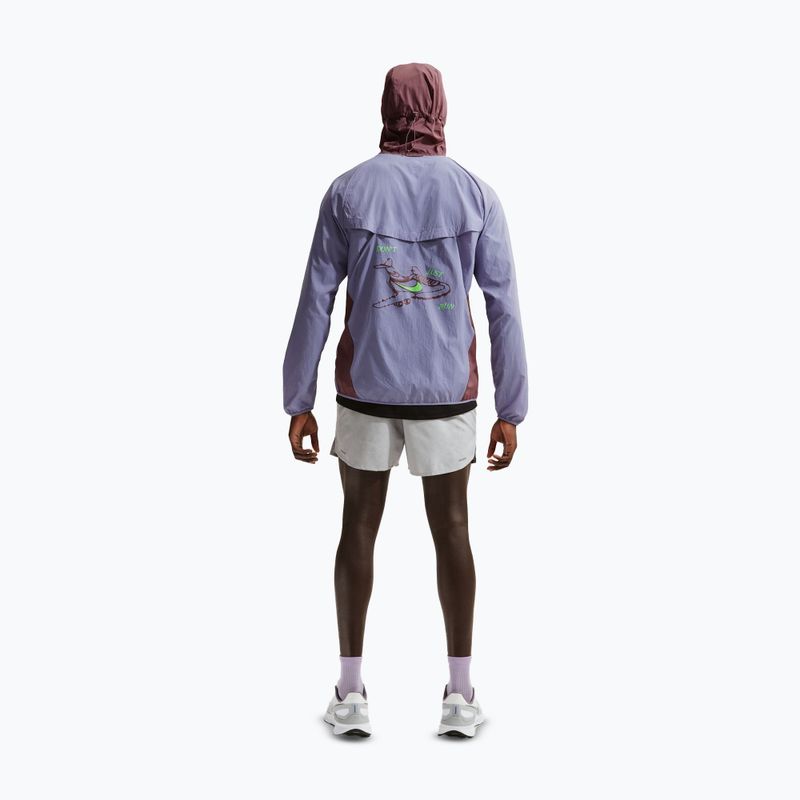 Kurtka do biegania męska Nike Fly Nike Stride iron purple/tattoo 3